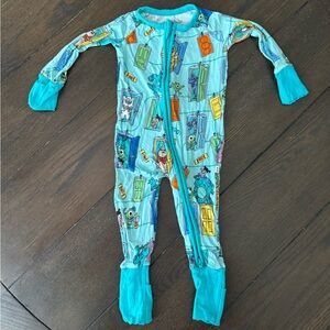 Little Sleepies Monsters Inc Zippie 3-6 months